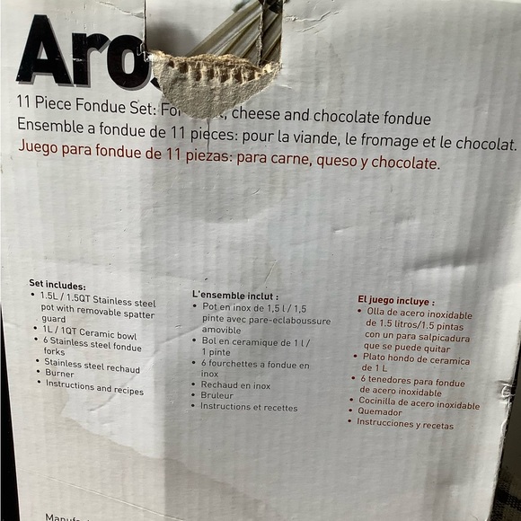 SWISSMAR 11 Piece Fondue Set: - Picture 4 of 6